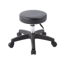 【アウトレット】F-843ロースツールⅡ（低設定・お掃除キャスター仕様） ブラック