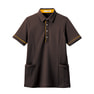 半袖ロングポロシャツ HSP004（M）（アースブラウン） 1