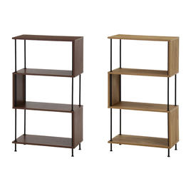 木製シェルフユニット ダークブラウン シェルフラック ＜ダークブラウン＞本体 W90cmの通販・卸売り | アイ