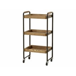 シャビーシック】アンティーク木製ワゴン DIAN（ディアン）Type BOX