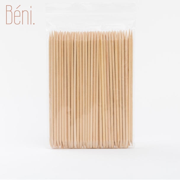 【Beni】18cm ウッドスティック(100本入) 1