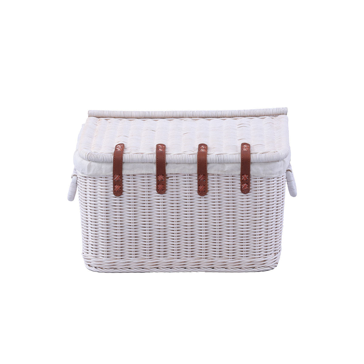 バスケット☆ホワイト☆ラタン ラタンバスケット Mサイズ（GK520MWW）ホワイトの通販・卸売り | アイ