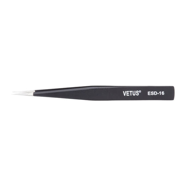 【VETUS】帯電防止ツイーザー[BLACK] ESD-16 1