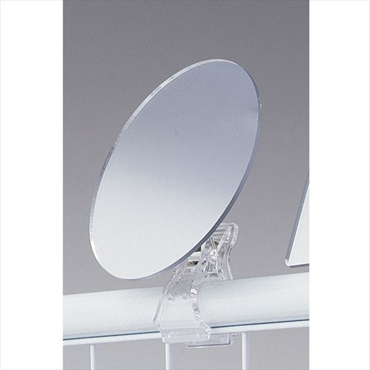 ミラークリップ 浴室ミラークリップ 27 mm シルバー 6個 3-5mm用 鏡 壁掛け 金具 取り付け用金具 ステンレス製 耐久性 取り付け