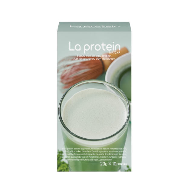 新品　未使用　La protein ラプロテイン　抹茶味 大袋　シェイカー付き