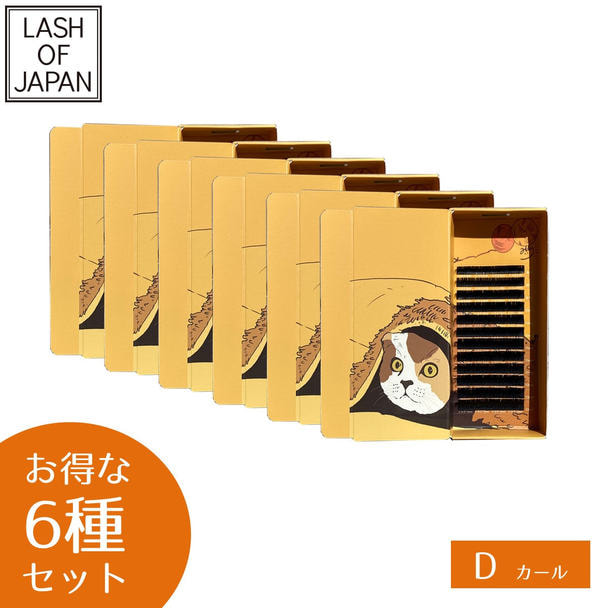 【LASH OF JAPAN】レーザーフラットラッシュ[Dカールセット] 1