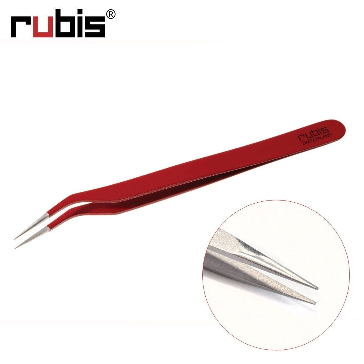 rubis 仕分け用ツイーザー 装着用ツイーザー 2個set rubis】アイラッシュ仕分け用ツイーザー レッドの通販・卸売り | アイ