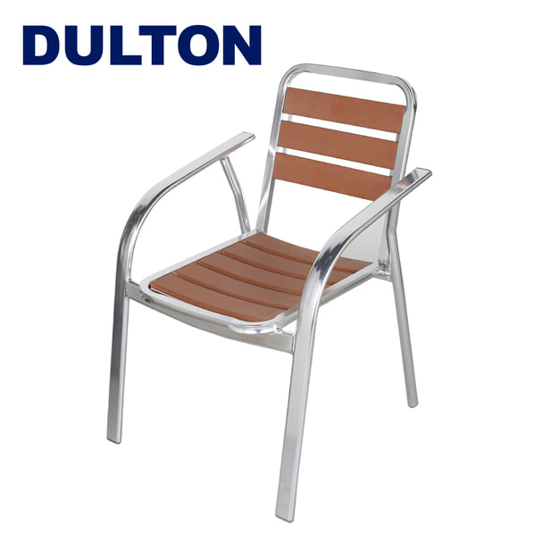 アルミニウム カフェチェア ライトブラウン（H845-1021LBR） 1