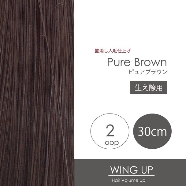【WING UP】ヘアボリュームアップ生え際用[ピュアBRN]2本500束1000本 1