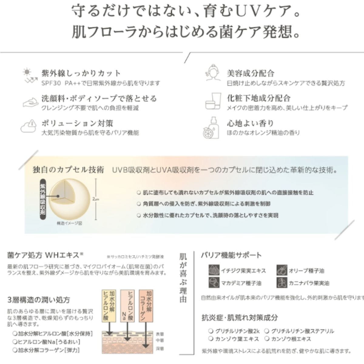 ROY FACE WHスキンケアUVミルク 30ml3本セット ROYFACE（ロイフェイス） WHスキンケアUVミルク 30mlの通販・卸売り
