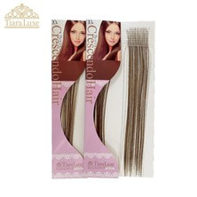 【ティアラリュクス】クレッシェンドヘア増毛エクステ（#10ライトブラウン&times;3）
