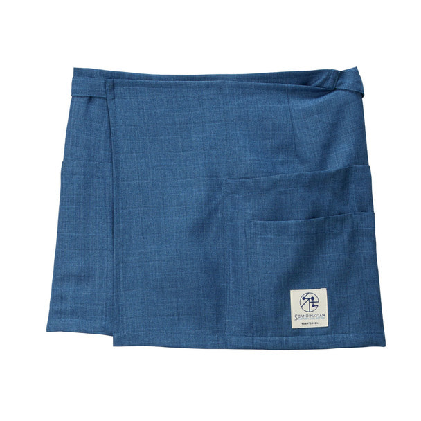 腰エプロン HAE013（フィヨルドブルー）の通販・卸売り | アイラッシュ