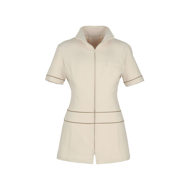 ジャケットE-3096（S）（ライトベージュ） 1