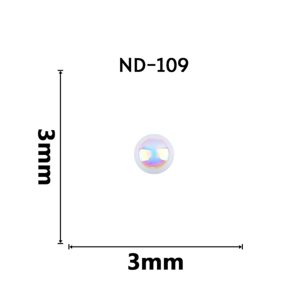 【ND109】NAILTAS（ネイルタス）ネイルデコパーツ パール 1