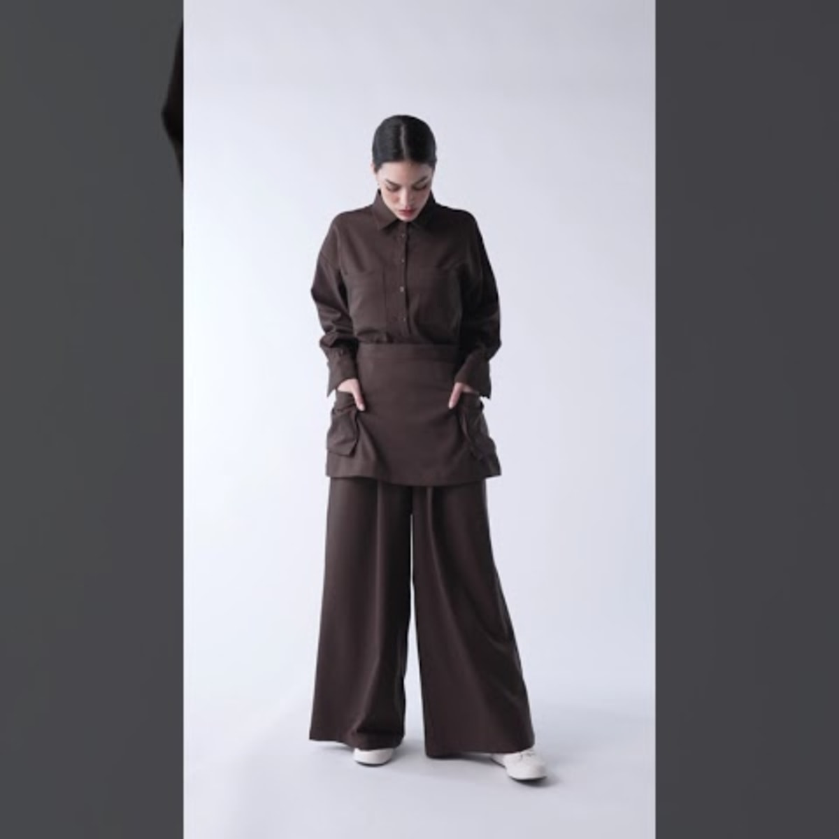 MY FORME ミニエプロン ダークブラウン（F）の通販・卸売り | アイ
