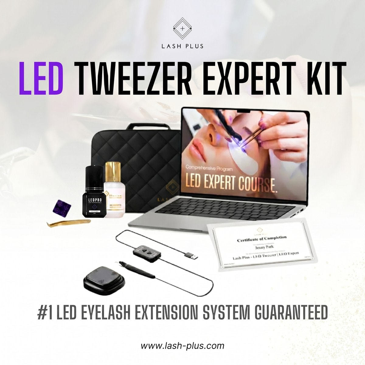 LASH PLUS】Lash Plus LED Tweezer 2.0 Expert Kitの通販・卸売り