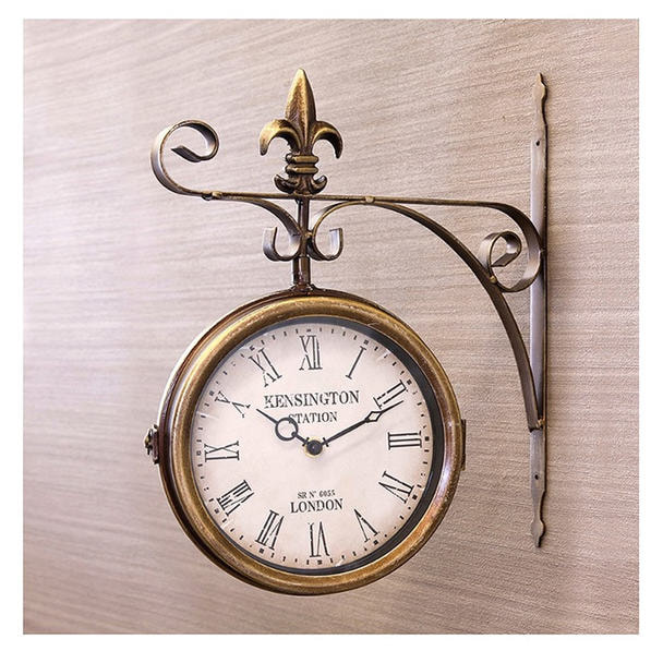 両面時計 壁掛型＜ブロンズ＞の通販・卸売り | アイラッシュガレージ