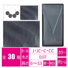 プラチナセーブル[Jカール太さ0.05長さ7～15mmMIX]の通販・卸売り