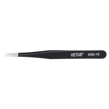 【VETUS】帯電防止ツイーザー[BLACK] ESD-10