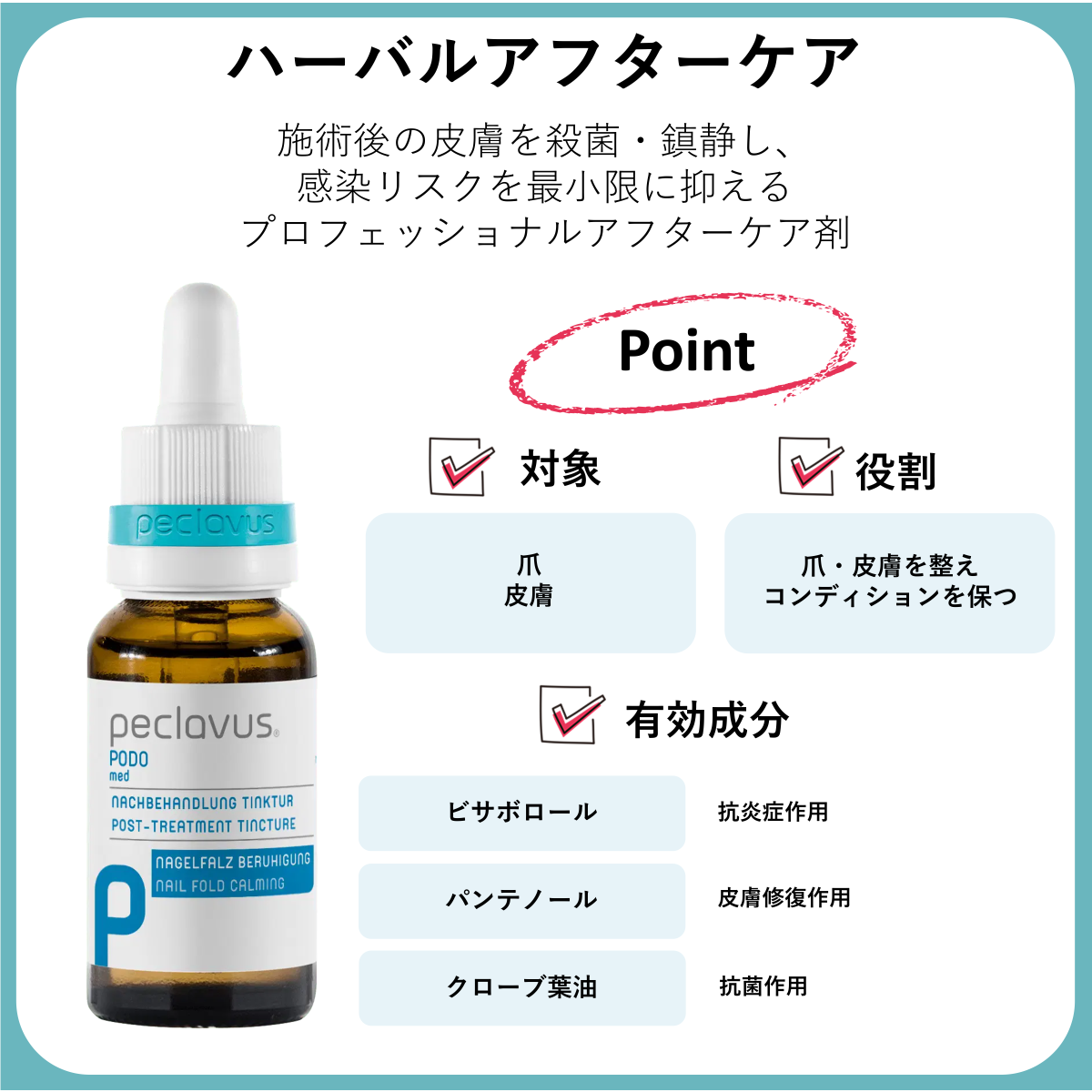 peclavus PODOmed ハーバルアフターケア 20mlの通販・卸売り | アイ 