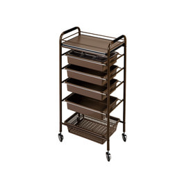 C-328ヘアカラーワゴン（スモーク）の通販・卸売り | アイラッシュガレージ