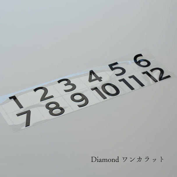 Diamond No.1-12 ワンカラットカッティングシート(12枚セット) 1