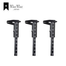 【WaxWax】アイブロウスケール＜ブラック＞測長90mm 3本セット
