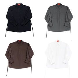 Miss eye d'or】MY FORMEオーバーエプロン ブラック<F> の通販・卸売り