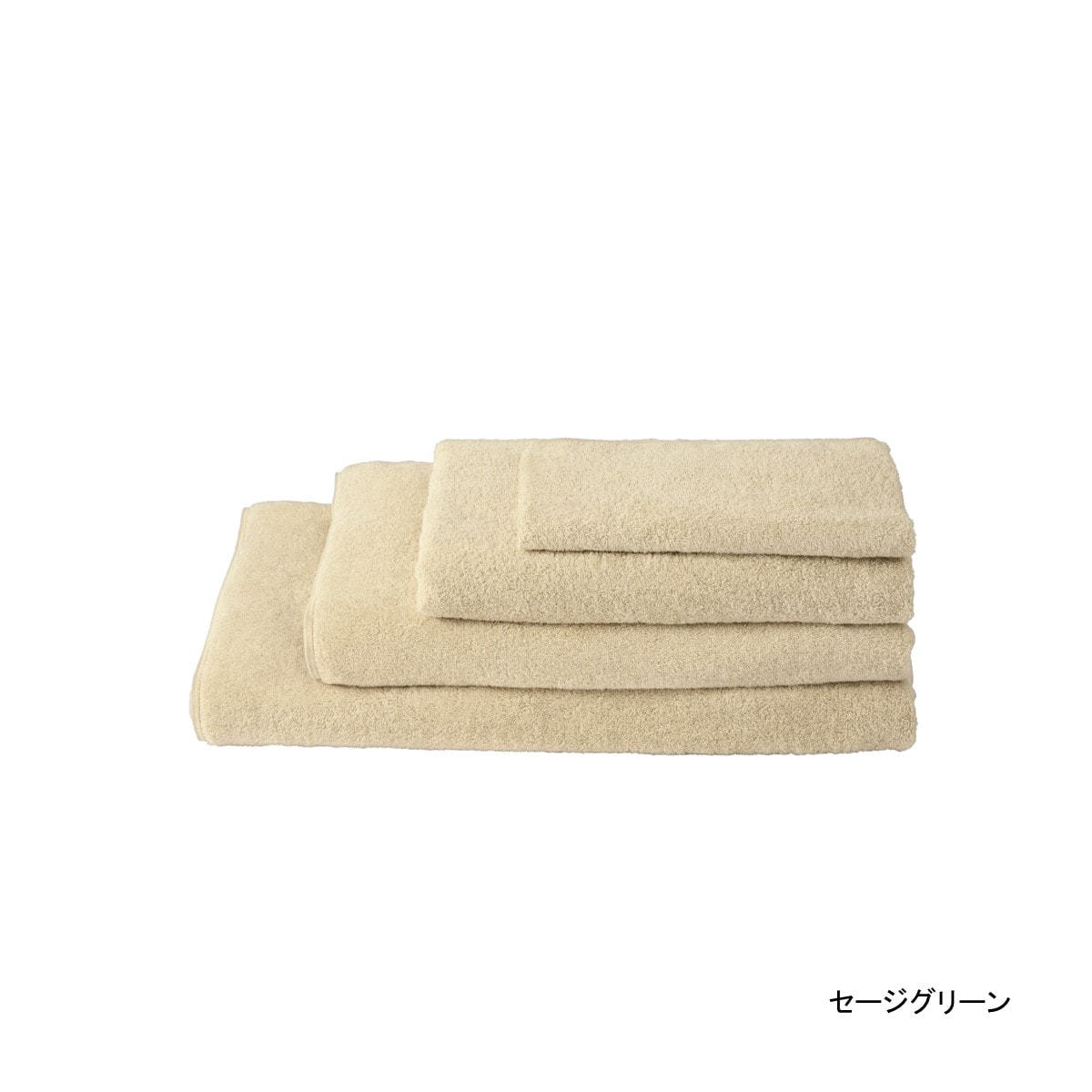 ウルトラ抗菌パイル地タオル 34×85cm 12枚入り（セージグリーン）の