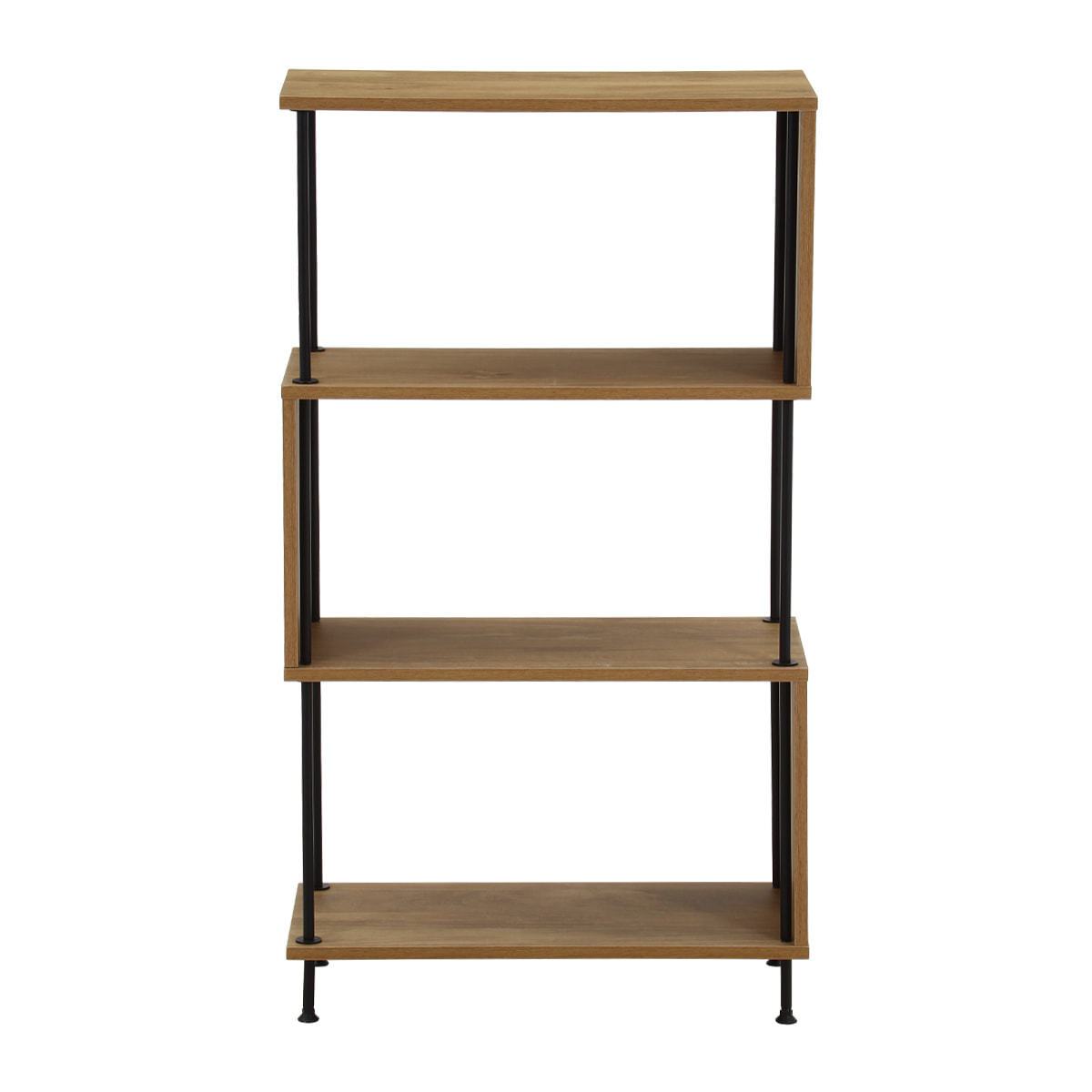 EZBOツイストロック S型ディスプレイラック4段 OAK（71877)の通販