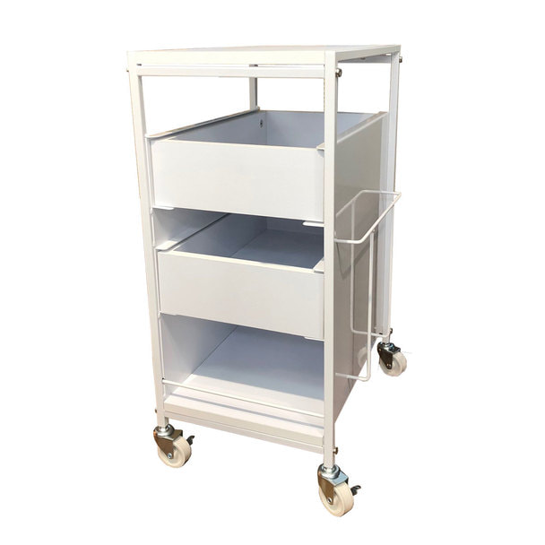 【EYELASH GARAGE】ダブルスライドワゴン(ホワイト) 1