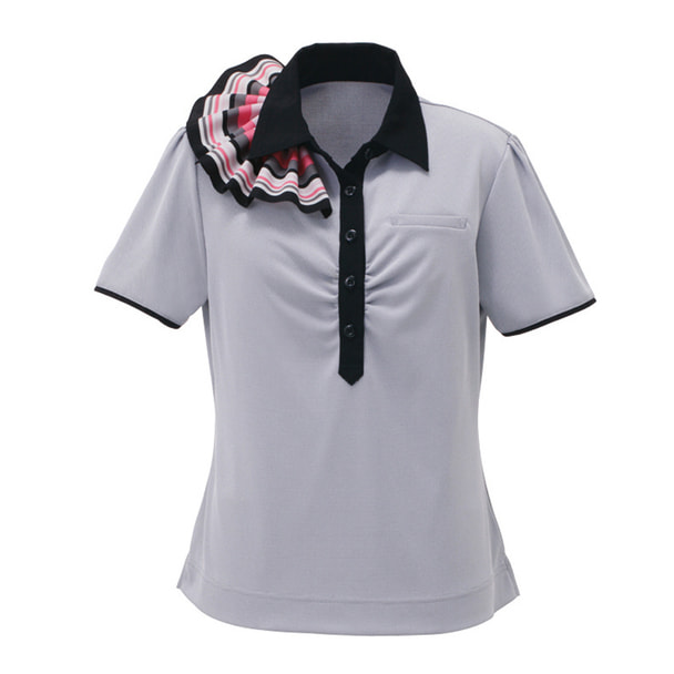 ポロシャツ ESP453（L）（ピンク）  1