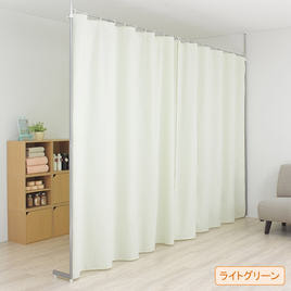 つっぱりパーティション(カーテンタイプ) ＜オフホワイト＞の通販