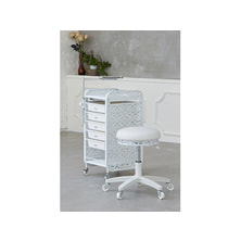 【EYELASH GARAGE】アラベスクワゴン･スツールセット(ホワイト)