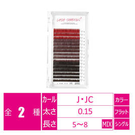 WINK】ミンクラッシュ 下まつげ [Bカール 太さ0.15 長さ5～7MIX