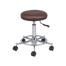 リング付低反発スツール（日本製） ブラウン