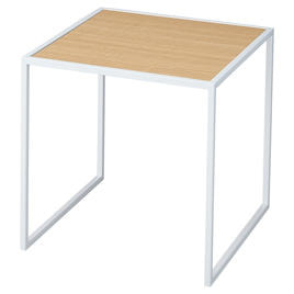 スチール脚コの字ラック 白脚＜エクリュ＞20cm角の通販・卸売り | アイ