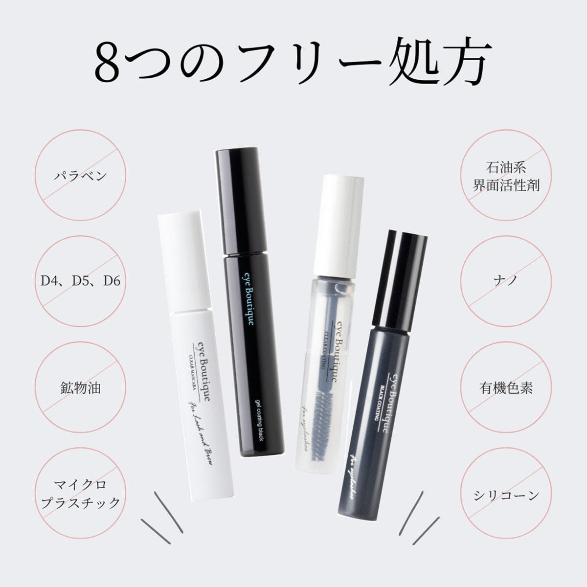 eye Boutique】ジェルコーティング(美容成分7種配合)＜クリア＞7.4gの