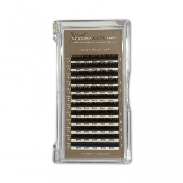 USグードマットラッシュブラウン[Jカール太さ0.15長さ7-13MIX] 1