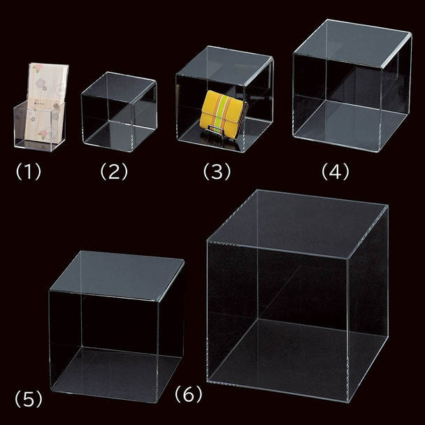 透明アクリル5面ボックス＜25cm角＞ 1