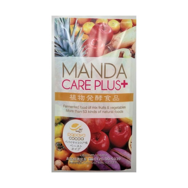 万田酵素 MANDA CARE PLUS（パパイヤ＋ココア味・ペーストタイプ）2.5g&times;2包 1