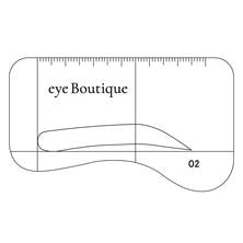 【eye Boutique】BROWステンシル<平行>10枚セット