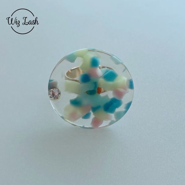 【WizLash】リングプレート No.2 青 1