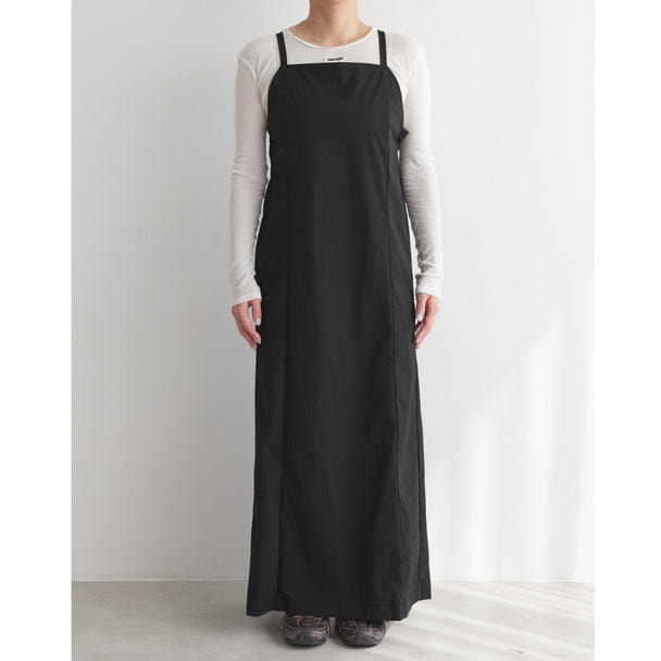 【IPRO】エプロンワンピース Black 1