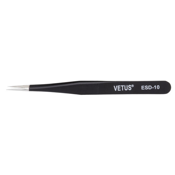 【VETUS】帯電防止ツイーザー[BLACK] ESD-10 1