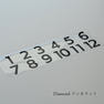 Diamond No.1-12 ワンカラットカッティングシート(12枚セット) 1