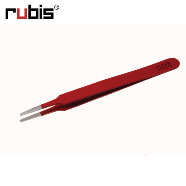 【rubis】アイラッシュ用丸ツイーザー レッド