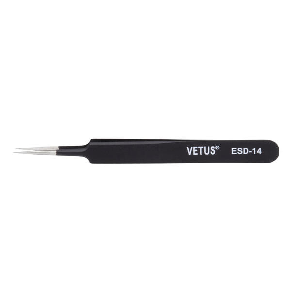 【VETUS】帯電防止ツイーザー[BLACK] ESD-14 1