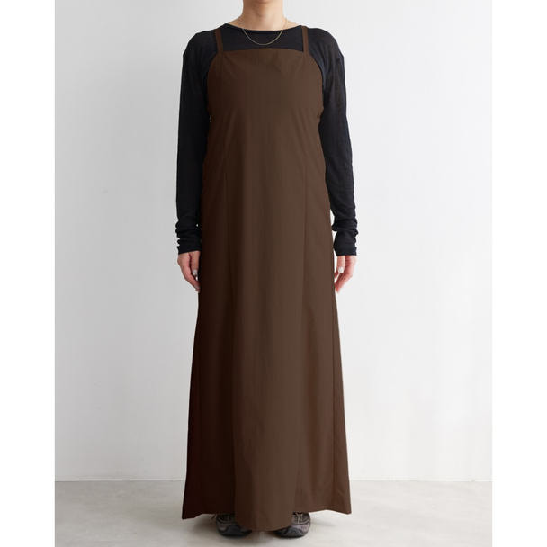 【IPRO】エプロンワンピース Brown 1