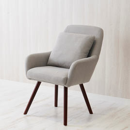 NATURAL Series】ファブリックチェア アームロータイプ（キナリ